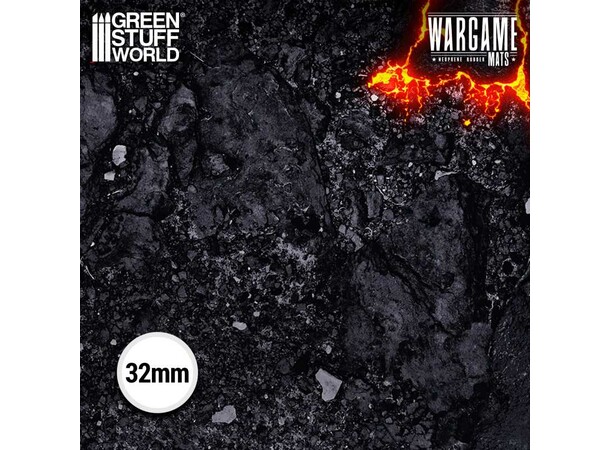 Neoprene Mat 4x6 Flamecoil Path Green Stuff World - 120 x 180 cm 