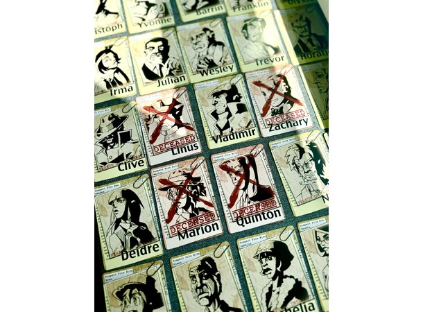 Noir Deductive Mystery Game Brädspel Second Edition 