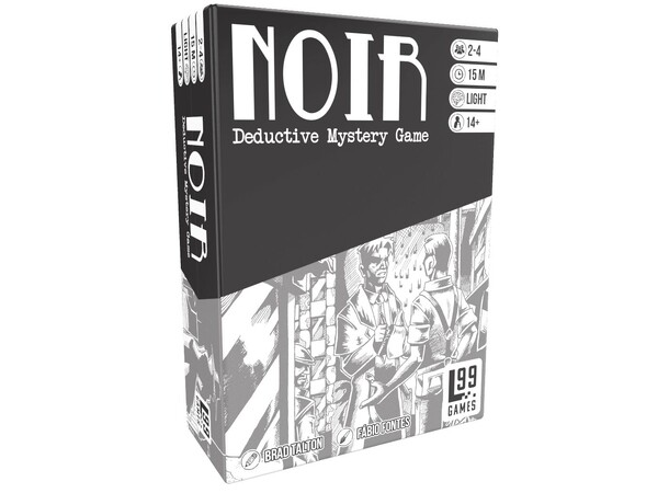 Noir Deductive Mystery Game Brädspel Second Edition 