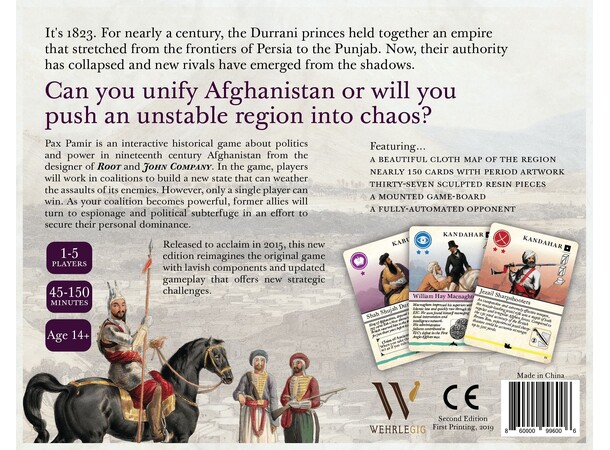 Pax Pamir 2nd Edition Brädspel 