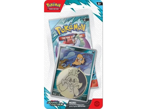 Pokemon Journey Together Checklane #1 Scraggy 