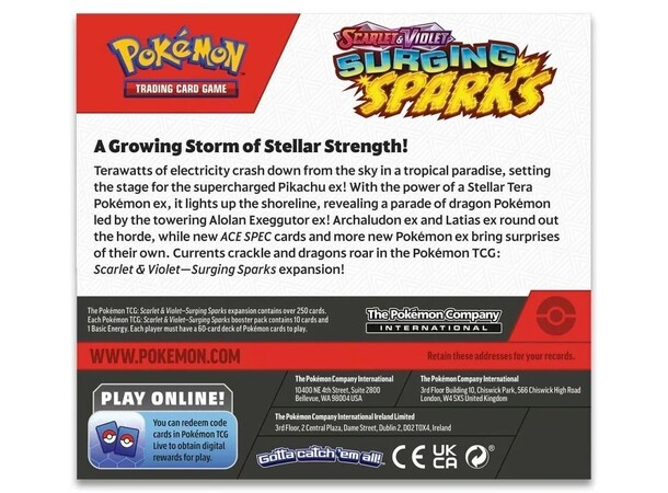 Pokemon Surging Sparks Booster Box 
