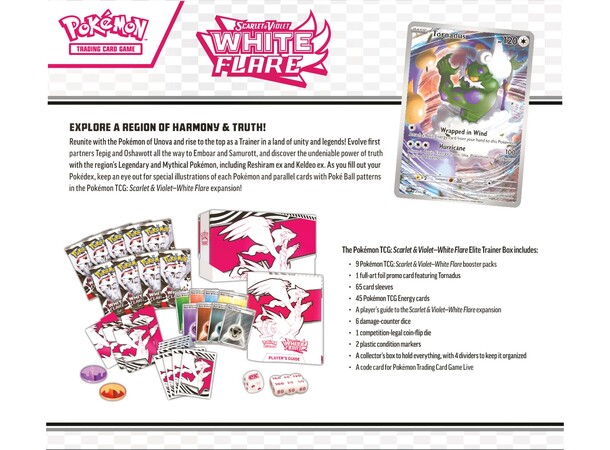 Pokemon White Flare ETB Elite Trainer Box 