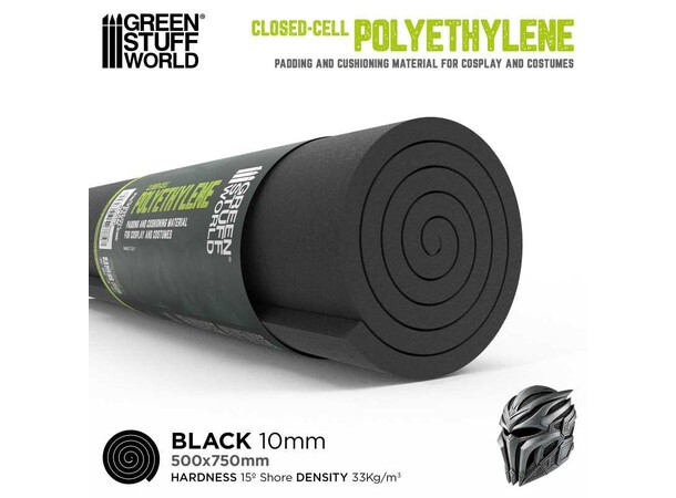 Polyethylene Foam for Cosplay - Black Green Stuff World 