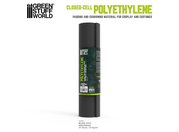 Polyethylene Foam for Cosplay - Black Green Stuff World 