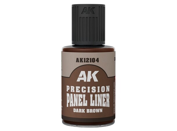 Precision Panel Liner - Dark Brown 30ml AK Interactive 