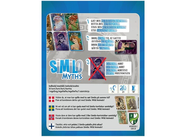 Similo Myths Kortspel Svensk utgåva 