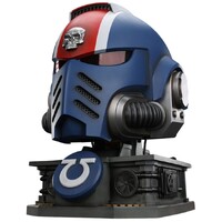 Space Marines Replica Titus Helmet 30cm With Stand