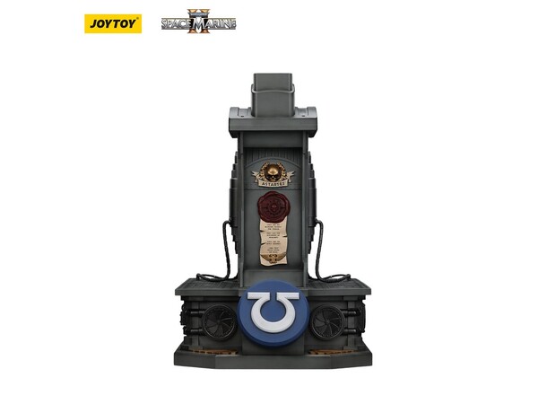 Space Marines Replica Titus Helmet 30cm With Stand 