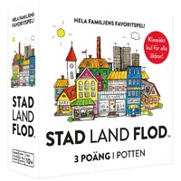 Stad-Land-Flod Partyspel Svensk utgåva