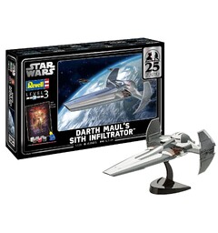 Star Wars Darth Maul Sith Infiltrator Revell 1:120 Byggsats - Gift Set