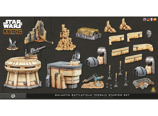 Star Wars Legion Galactic Battlefield Terrain Starter Set 