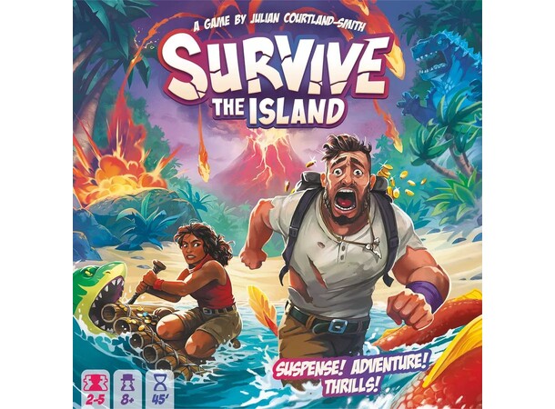 Survive the Island Brädspel Svensk Utgåva 