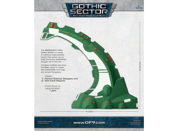 Terräng Eldar Heavy Webway Warpgate Battlefield in a Box - Gothic Sector 