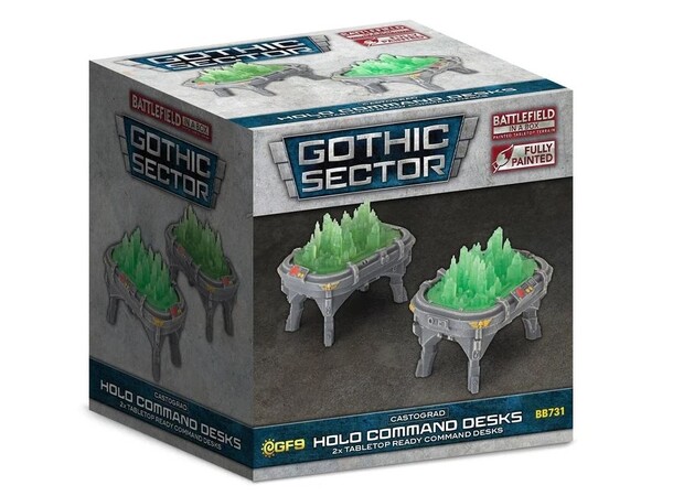 Terräng Holo Command Desk Battlefield in a Box - Gothic Sector 