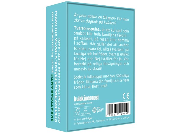 Tvärtomspelet Familjens favorit Partyspel - Svensk utgåva 