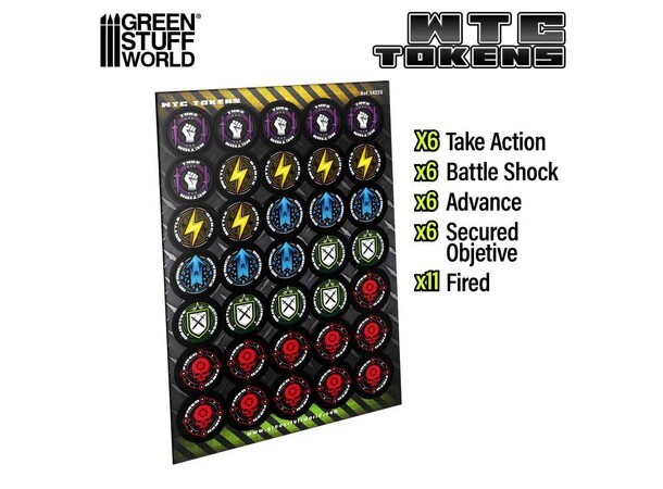 WTC Token Set WH40K Green Stuff World 
