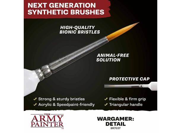 Wargamer Detail Brush The Army Painter - 2025 