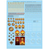 Word Bearers Legion Transfer Sheet The Horus Heresy