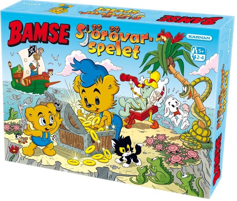 Bamse Sjörövarspelet Brädspel Svensk utgåva
