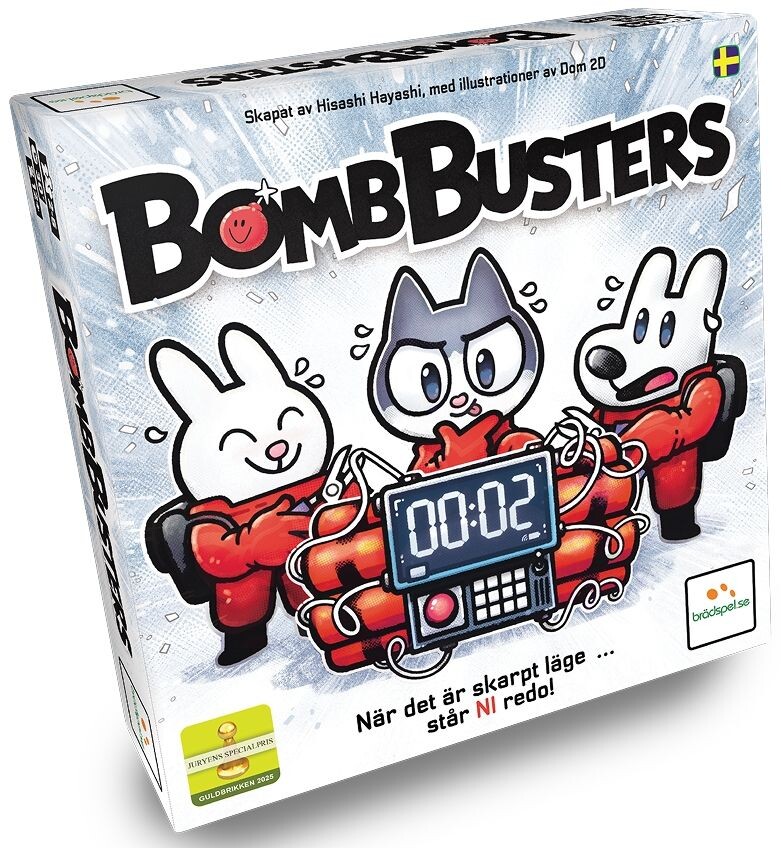 Bomb Busters Brädspel Svensk utgåva