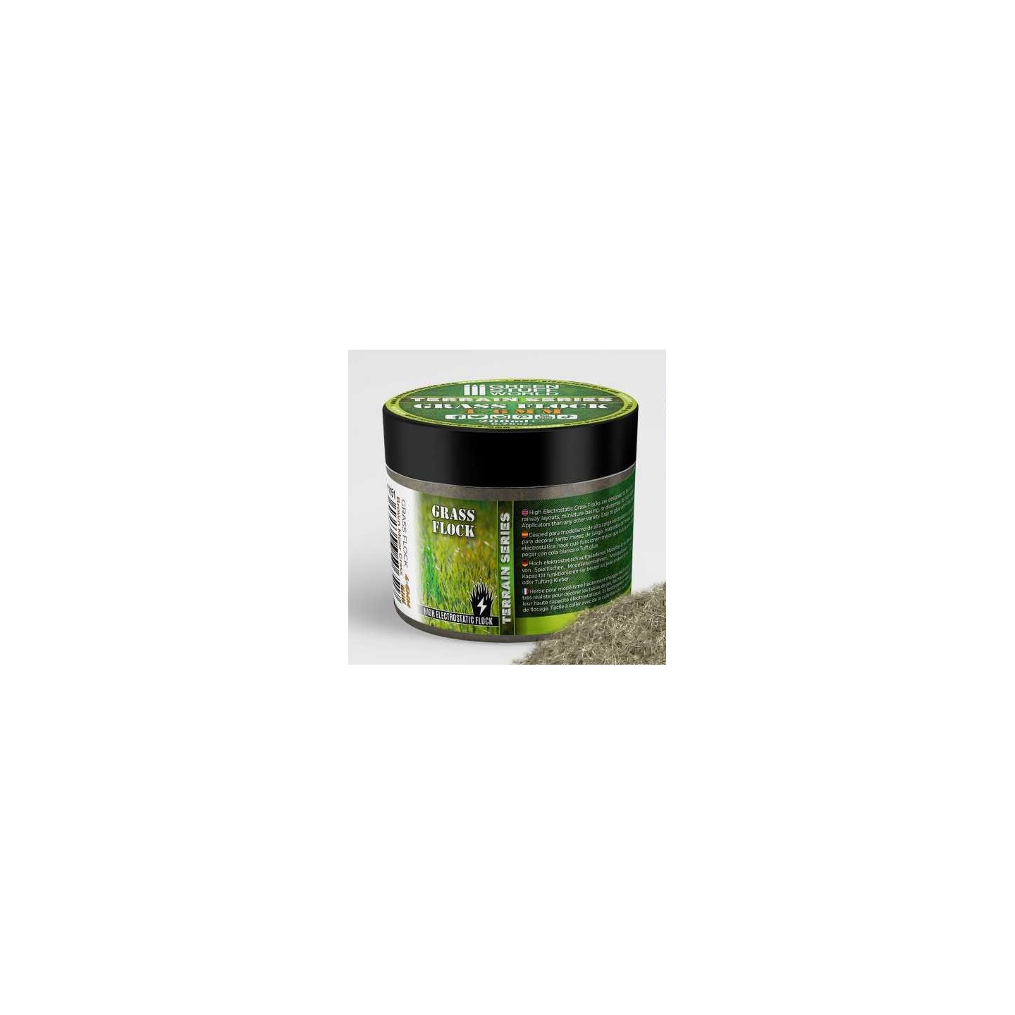 Static Grass Brown Moor 4-6mm 200ml Green Stuff World