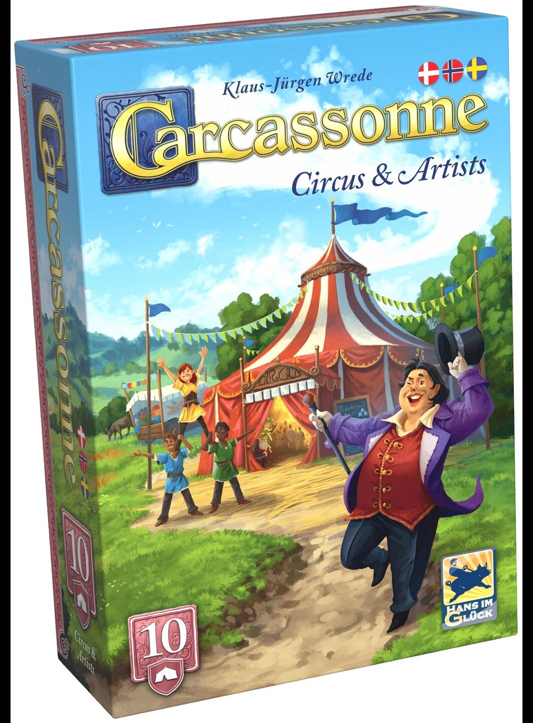Carcassonne Circus & Artists Expansion Svensk utgåva