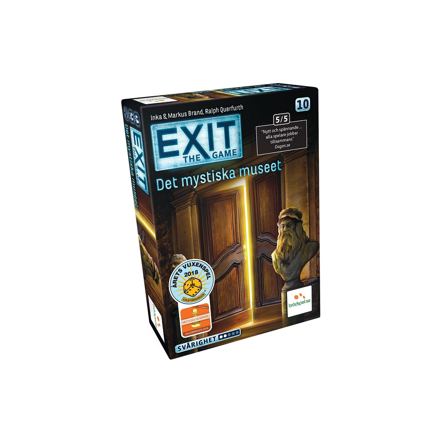 EXIT 10 Det Mystiska Museet Brädspel Svensk utgåva