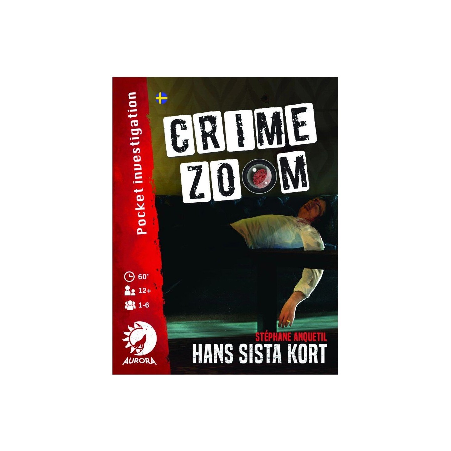 Crime Zoom Hans Sista Kort Kortspel Svensk utgåva