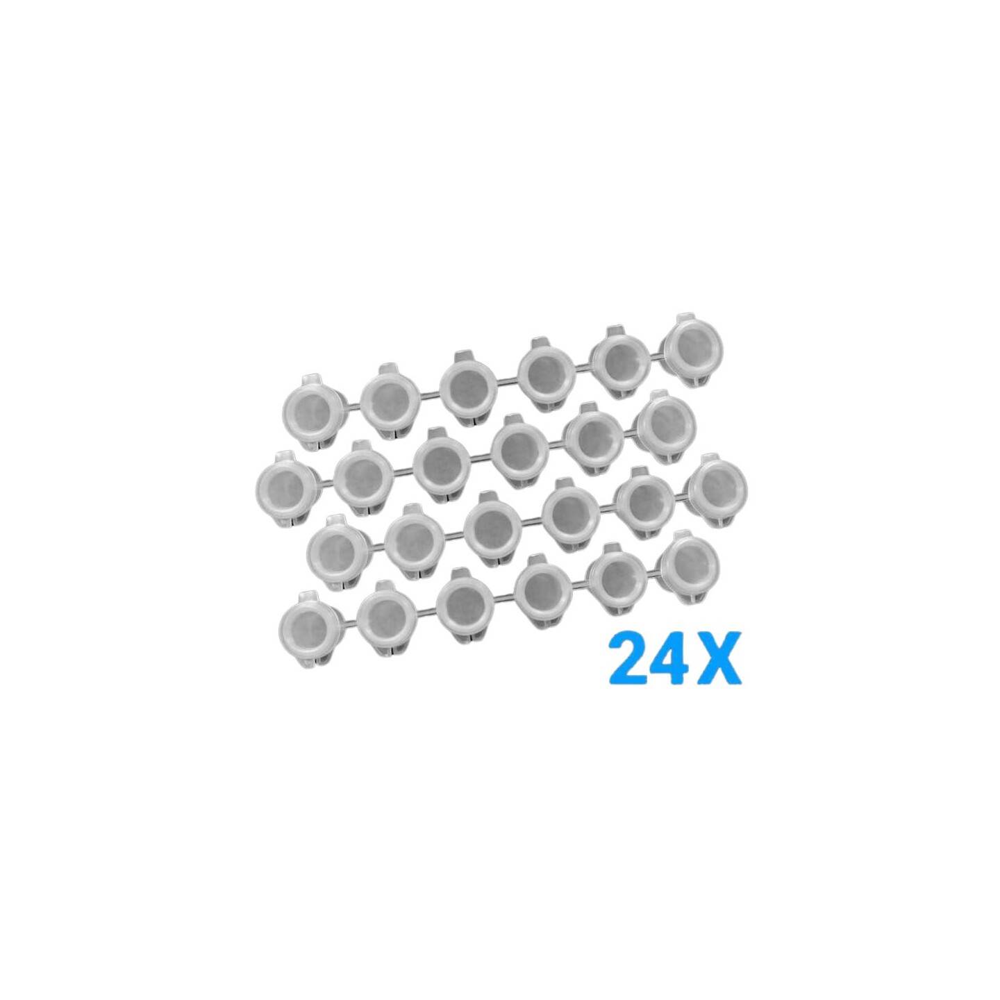 Mini Plastic Pots - 3 ml (24 st) Green Stuff World