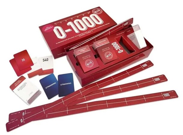 0-1000 Frågespel Svensk utgåva 