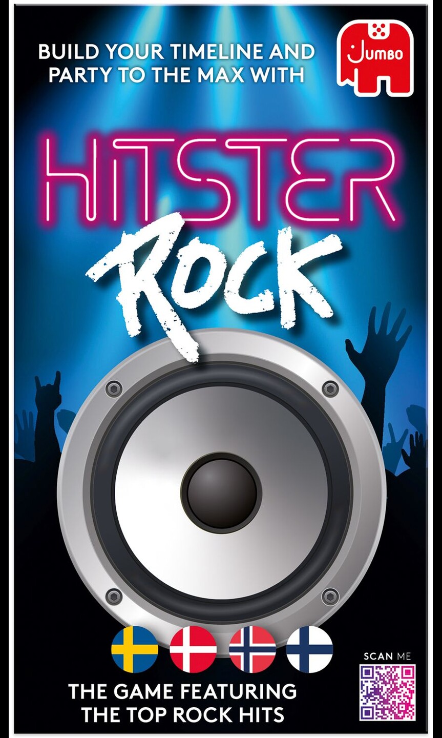 Hitster Rock Partyspel Svensk utgåva