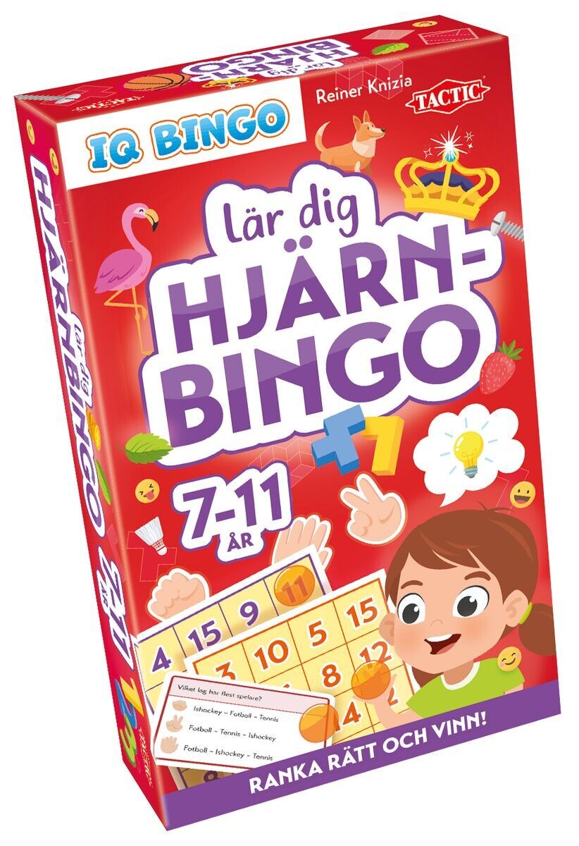 Lär dig Hjärnbingo Svensk utgåva