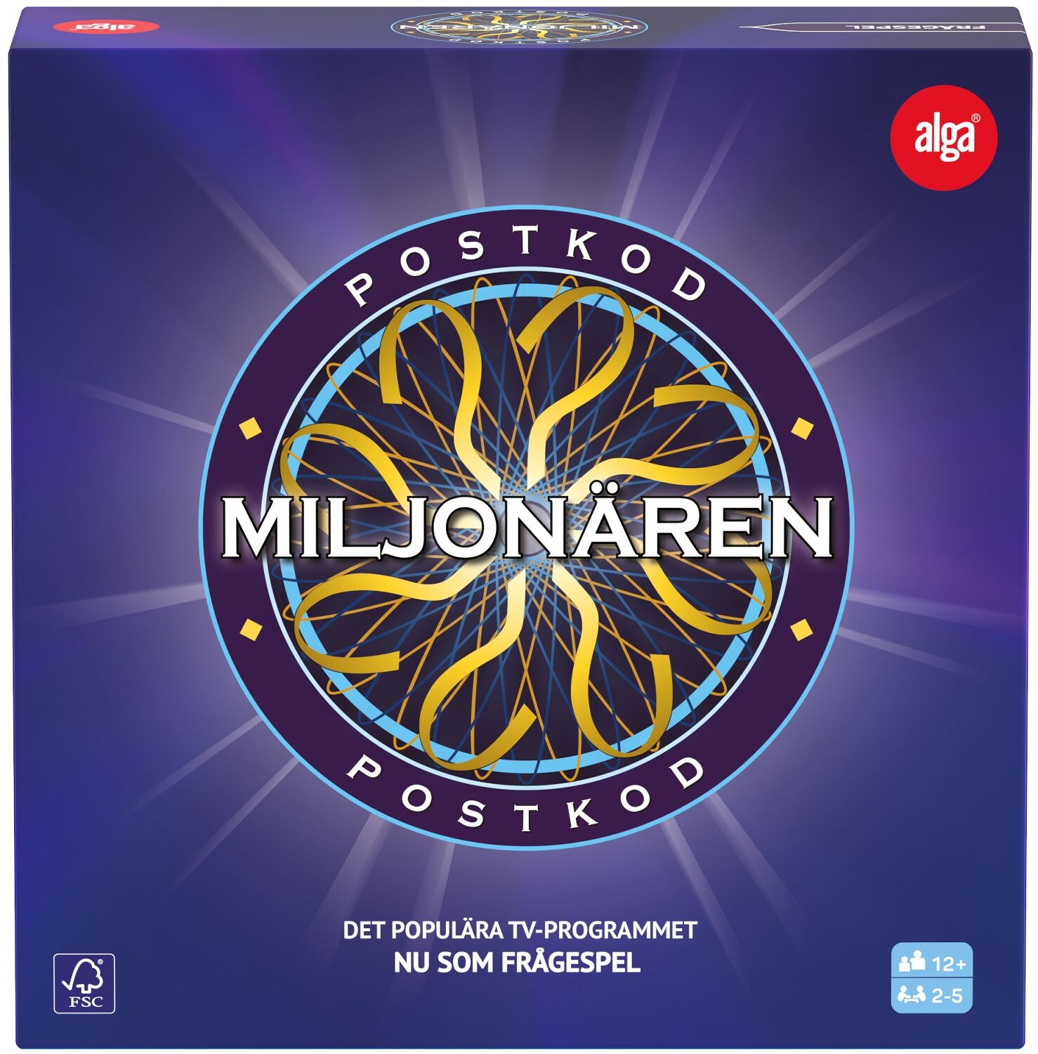 Postkodmiljonären Brädspel Svensk utgåva