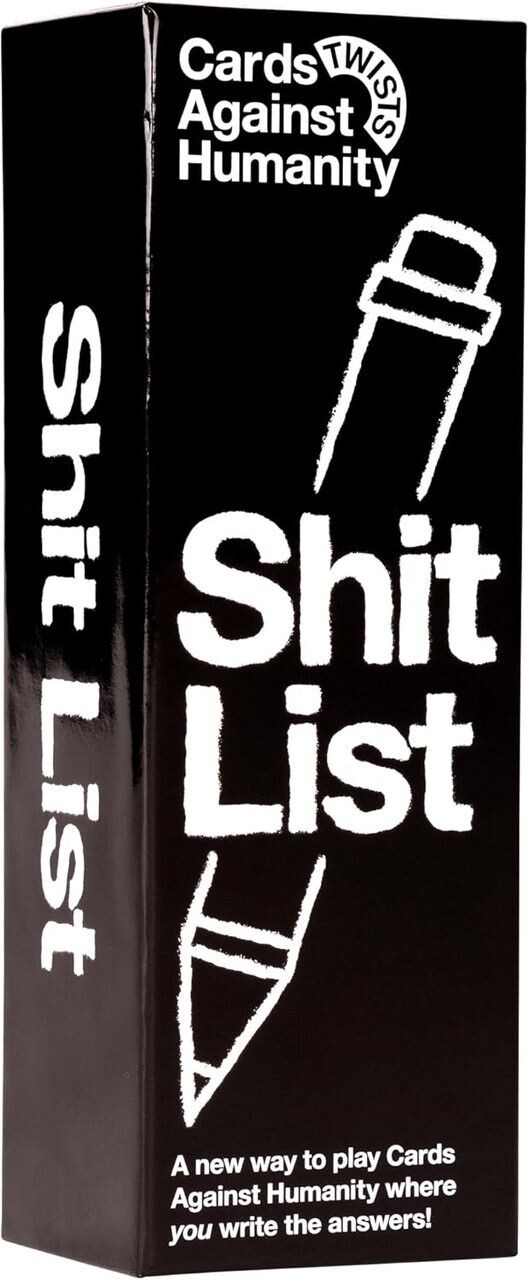 Shit List Partyspel Cards Against Humanity Twists