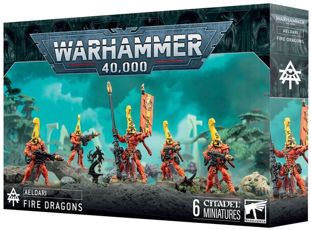 Aeldari Fire Dragons Warhammer 40K 
