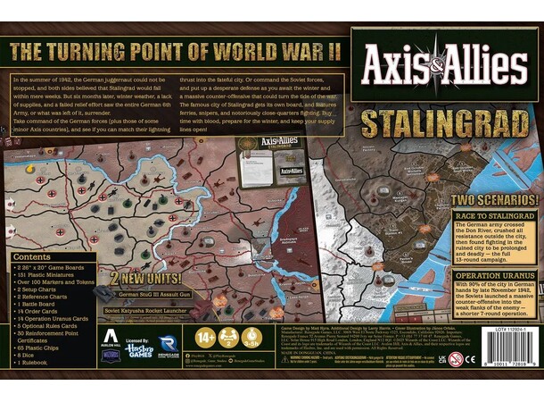 Axis & Allies Stalingrad Brädspel 