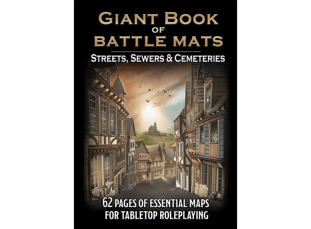 Book of Battle Mats GIANT Streets/Sewers Streets, Sewers & Cemeteries 