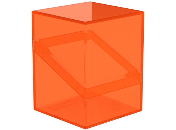 Boulder 100+ Clear Poppy Topaz Ultimate Guard Card Box 