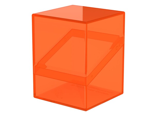 Boulder 100+ Clear Poppy Topaz Ultimate Guard Card Box 