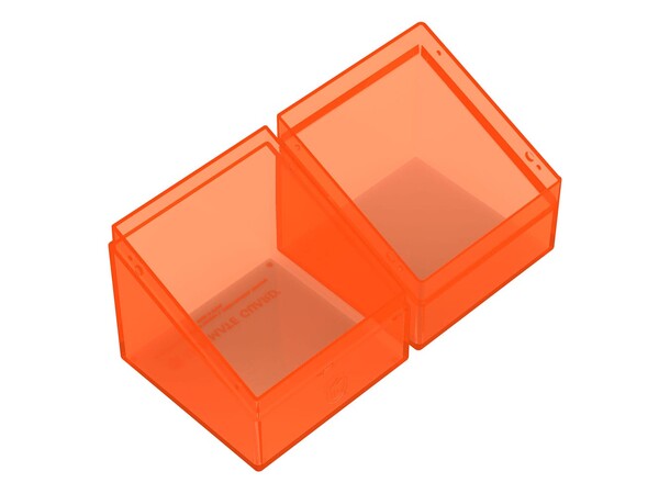 Boulder 100+ Clear Poppy Topaz Ultimate Guard Card Box 