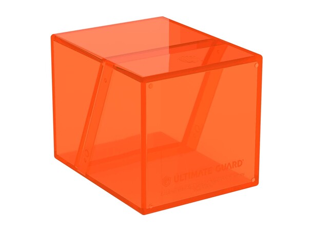 Boulder 100+ Clear Poppy Topaz Ultimate Guard Card Box 