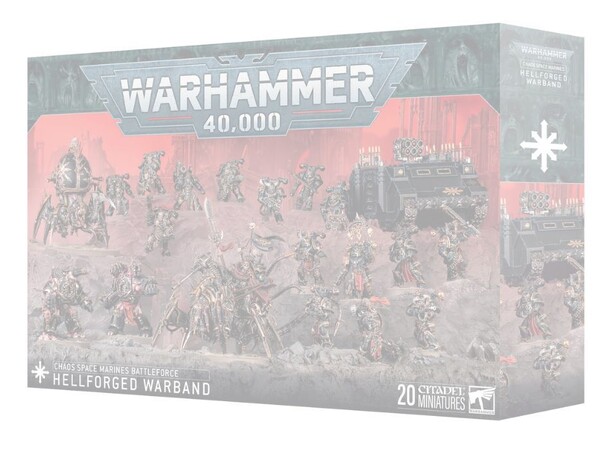 Chaos Space Marines Hellforged Warband ***SLUTSÅLD*** 