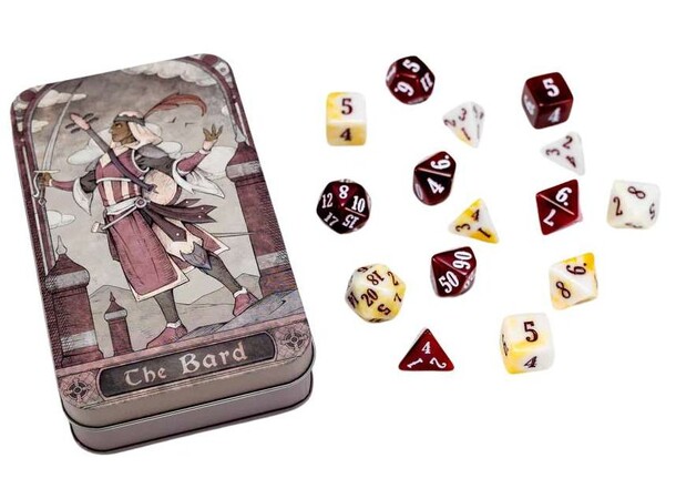 Character Class Dice Set - Bard Beadle & Grimm - RPG Dice (15 st) 