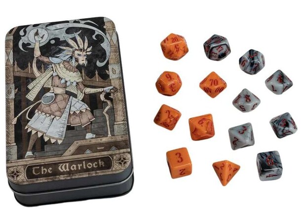 Character Class Dice Set - Warlock Beadle & Grimm - RPG Dice (14 st) 