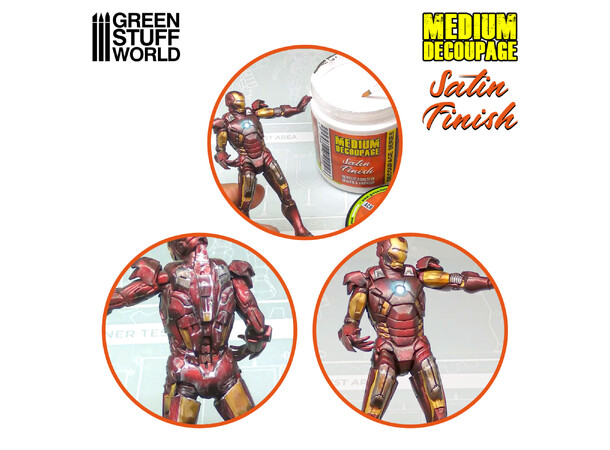 Decoupage Medium Satin 250ml Green Stuff World 