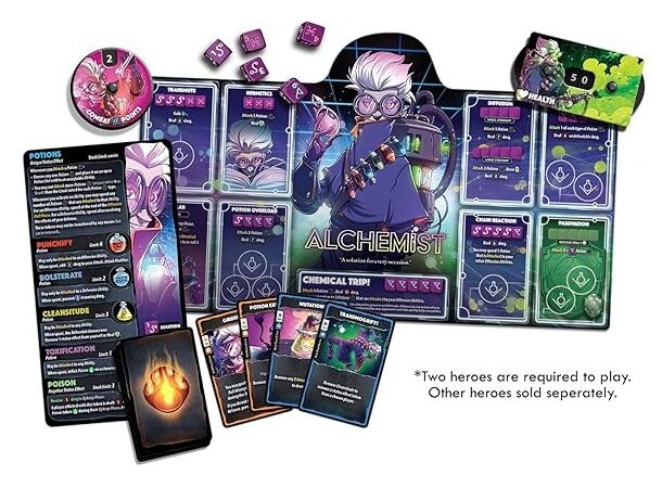 Dice Throne Alchemist Hero Pack Expansion till Dice Throne 