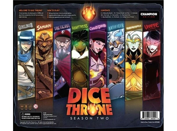 Dice Throne S2 Battle Chest Brädspel 