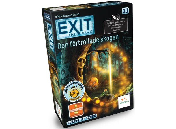 EXIT 11 Den Förtrollade Skogen Brädspel Svensk utgåva 