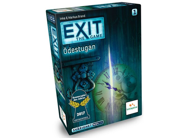EXIT 1 Ödestugan Brädspel Svensk utgåva 